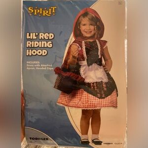 Toddler 2T Little Red Riding Hood Costume